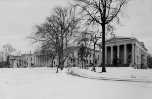 Snug Harbor in the snow (Library of Congress)